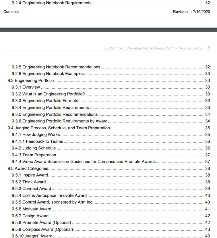 What Judge’s Want FTC Engineering Portfolio TCCHS "next"